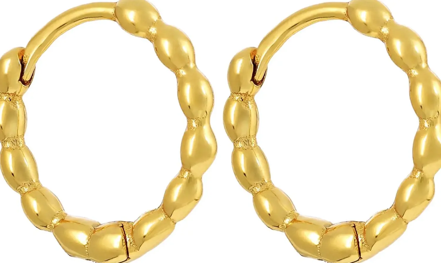 Bijou Brigitte Ohrringe Gold|Creolen>Creolen - Mini gold