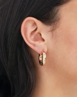 Bijou Brigitte Creolen|Chunky Hoops>Creolen - Modish gold