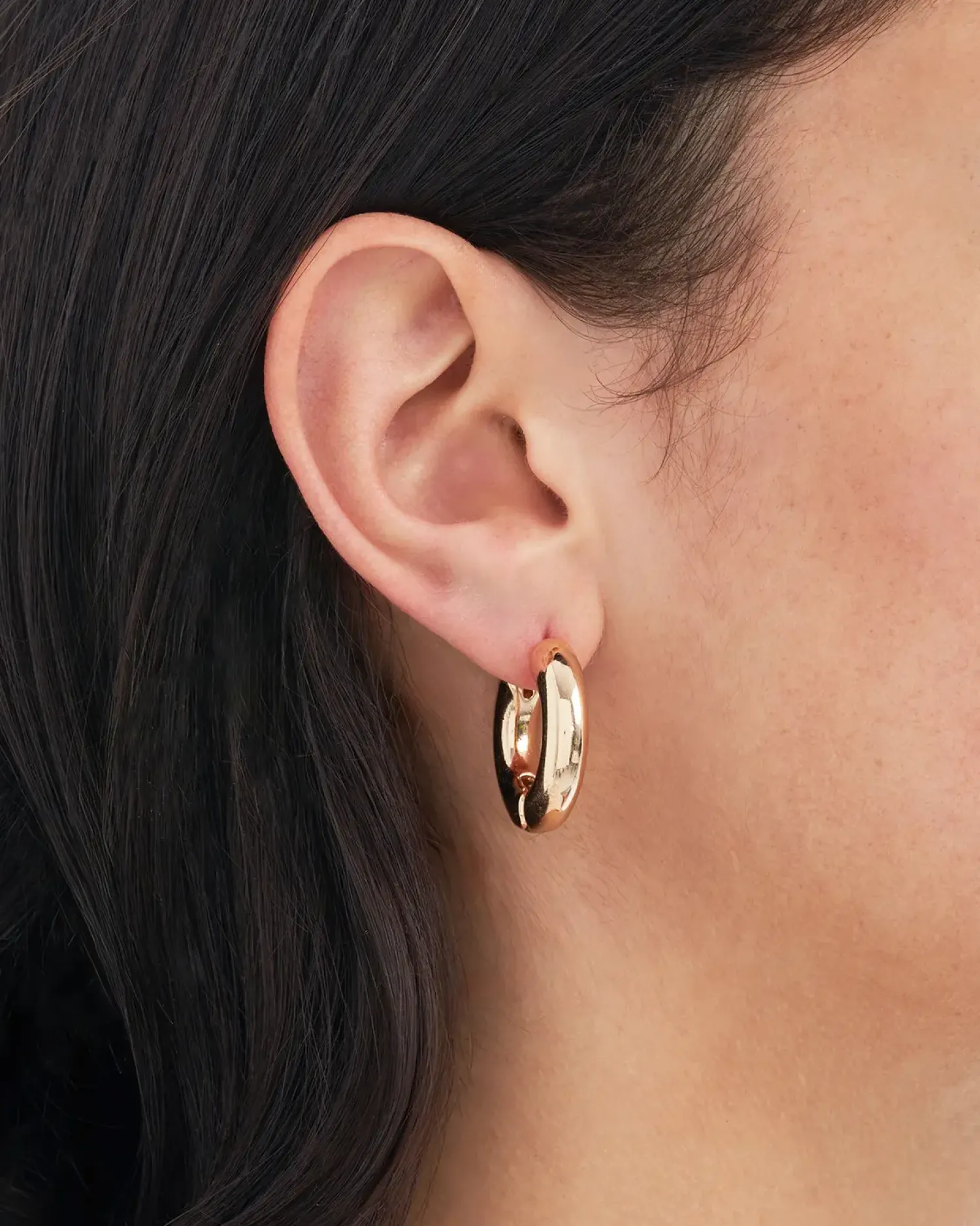 Bijou Brigitte Creolen|Chunky Hoops>Creolen - Modish gold