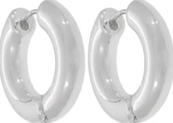 Bijou Brigitte Creolen|Chunky Hoops>Creolen - Modish Silver silber
