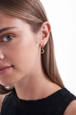 Bijou Brigitte Ohrringe Gold|Silver Crystals>Creolen - Moon Shine gold