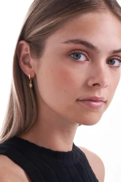 Bijou Brigitte Ohrringe Gold|Silver Crystals>Creolen - Moon Shine gold
