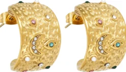 Bijou Brigitte Edelstahlschmuck In Gold|Creolen>Creolen - Mystic Steel gold