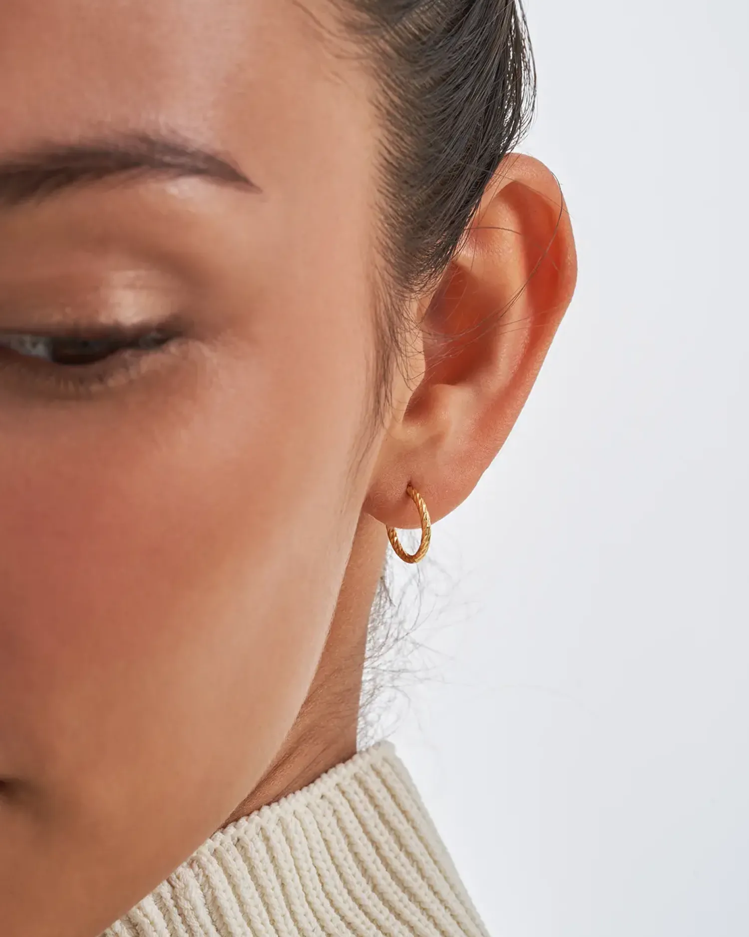 Bijou Brigitte Creolen|Basics>Creolen - Narrow Twist gold