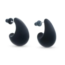 Bijou Brigitte Creolen>Creolen - Obsidian Curve schwarz