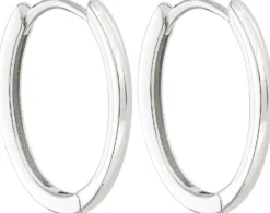 Bijou Brigitte Creolen|Ohrringe 925Er Silber>Creolen - Oval Silver silber