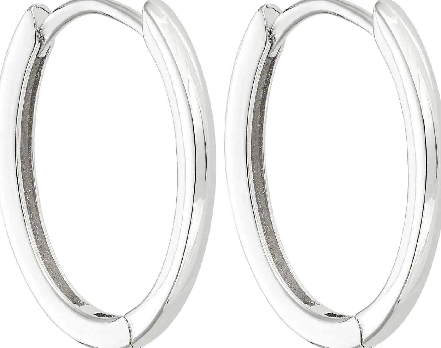 Bijou Brigitte Creolen|Ohrringe 925Er Silber>Creolen - Oval Silver silber