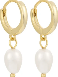 Bijou Brigitte Creolen|Ohrringe 925Er Silber>Creolen - Pearly Dream gold