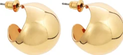 Bijou Brigitte Creolen|Chunky Hoops>Creolen - Puffy gold