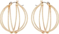 Bijou Brigitte Creolen>Creolen - Rose Lines roségold