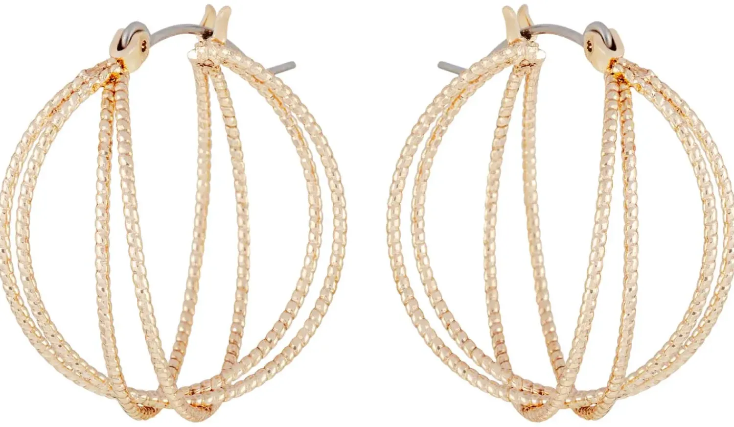 Bijou Brigitte Creolen>Creolen - Rose Lines roségold