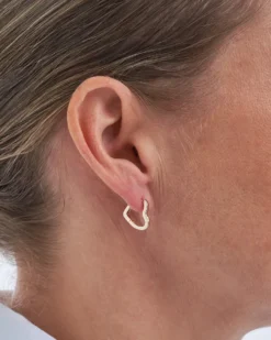 Bijou Brigitte Creolen|Ohrringe 925Er Silber>Creolen - Rose Lovebeat roségold