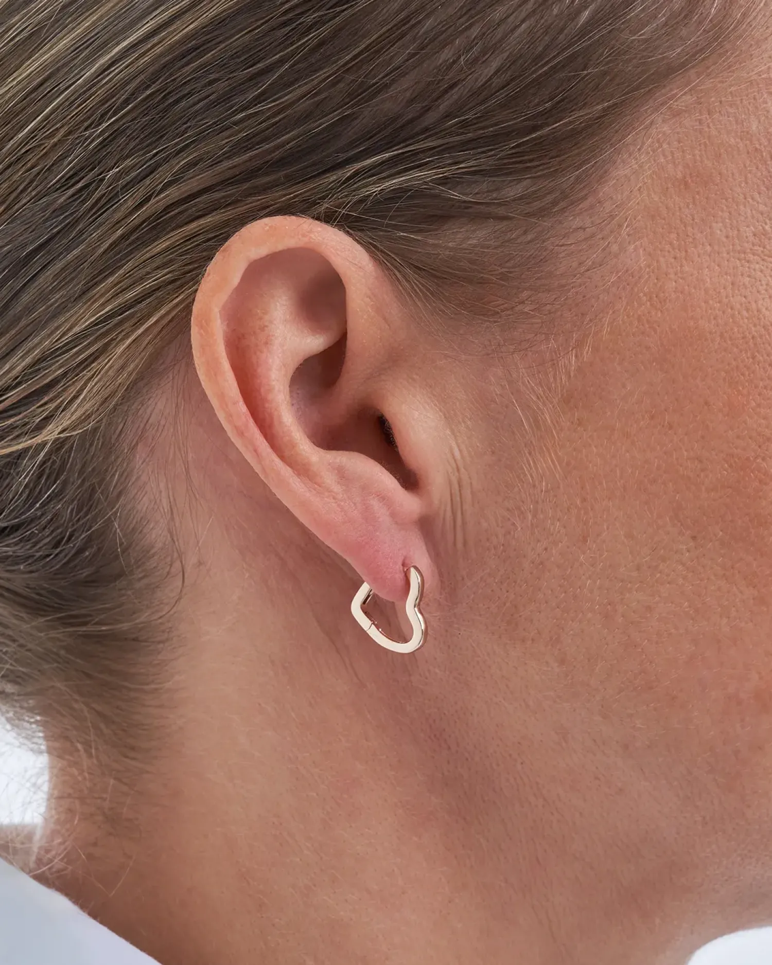 Bijou Brigitte Creolen|Ohrringe 925Er Silber>Creolen - Rose Lovebeat roségold