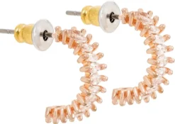 Bijou Brigitte Creolen|Ohrstecker>Creolen - Rosy Shimmer roségold