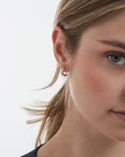 Bijou Brigitte Creolen|Ohrstecker>Creolen - Rosy Shimmer roségold