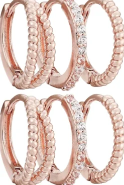 Bijou Brigitte Creolen|Basics>Creolen-Set - Basic Rose roségold