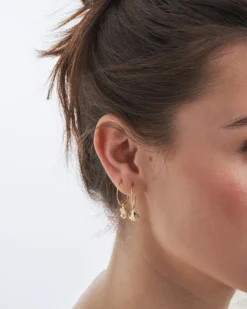 Bijou Brigitte Ohrringe Gold|Creolen>Creolen-Set - Beach Shells gold