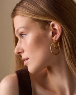 Bijou Brigitte Edelstahlschmuck In Gold|Creolen>Creolen-Set - Classic Day gold