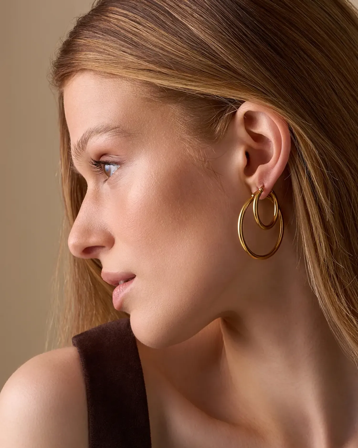 Bijou Brigitte Edelstahlschmuck In Gold|Creolen>Creolen-Set - Classic Day gold