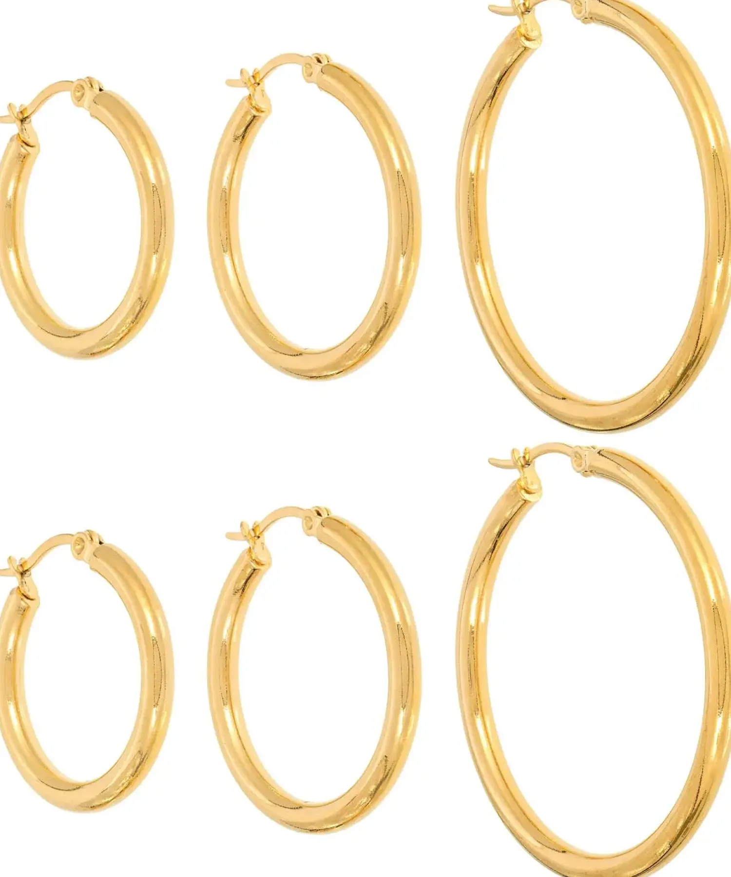 Bijou Brigitte Edelstahlschmuck In Gold|Creolen>Creolen-Set - Classic Day gold