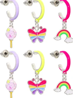 Bijou Brigitte Creolen|Kinderschmuck>Creolen-Set - Coloful Kids mehrfarbig