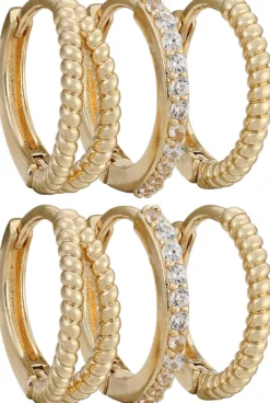Bijou Brigitte Creolen|Ohrringe Gold>Creolen-Set - Elegant Shine gold