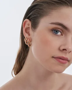 Bijou Brigitte Creolen|Ohrringe Gold>Creolen-Set - Essential Shine gold
