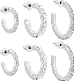 Bijou Brigitte Creolen|Basics>Creolen-Set - Essential Silver silber