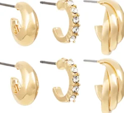 Bijou Brigitte Creolen|Ohrringe Gold>Creolen-Set - en Variety gold