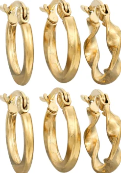 Bijou Brigitte Edelstahlschmuck In Gold|Creolen>Creolen-Set - Mini Chic gold