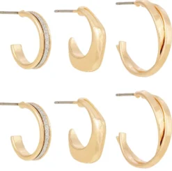 Bijou Brigitte Creolen|Ohrringe Gold>Creolen-Set - Perfect Shine gold