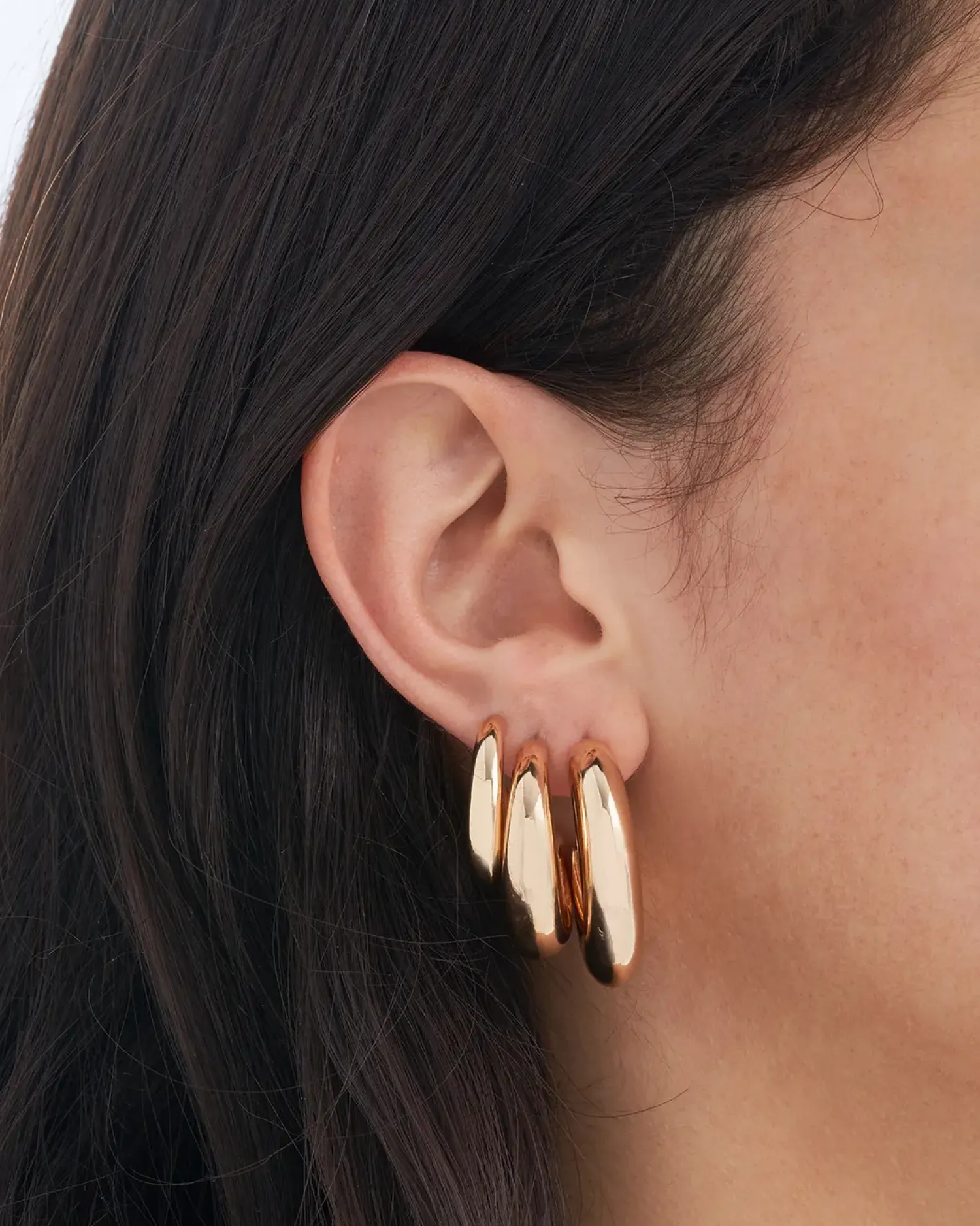 Bijou Brigitte Creolen|Ohrringe Gold>Creolen-Set - Radiant gold