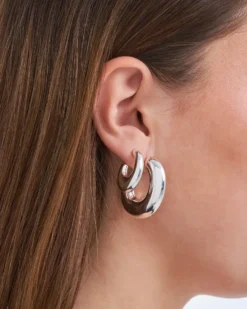 Bijou Brigitte Creolen|Basics>Creolen-Set - Radiant Silver silber