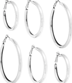 Bijou Brigitte Creolen|Basics>Creolen-Set - Silver Essentials silber