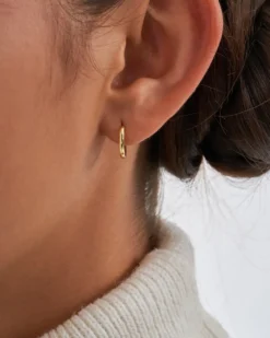 Bijou Brigitte Ohrringe Gold|Creolen><noscript><img width=