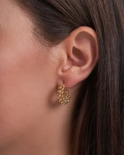 Bijou Brigitte Creolen|Ohrringe Gold>Creolen - Shiny Bubbles gold