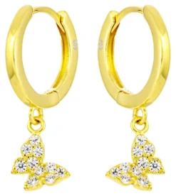 Bijou Brigitte Ohrringe Gold|Silver Crystals>Creolen - Shiny Cuties gold