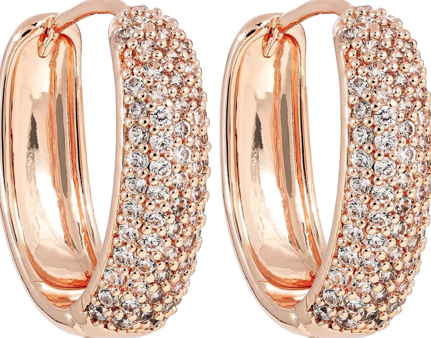 Bijou Brigitte Creolen>Creolen - Shiny Rose roségold