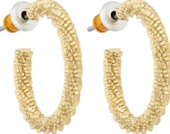 Bijou Brigitte Creolen|Ohrringe Gold>Creolen - Shiny Twist gold