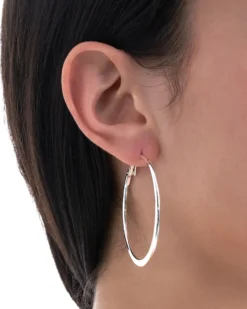 Bijou Brigitte Creolen>Creolen - Silver Bash silber