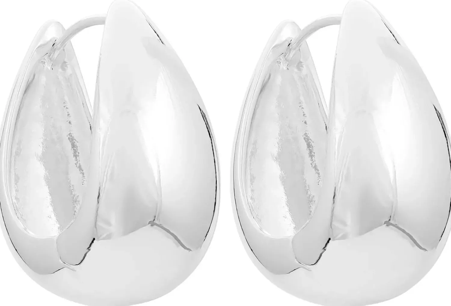 Bijou Brigitte Creolen|Chunky Hoops>Creolen - Silver Daydream silber