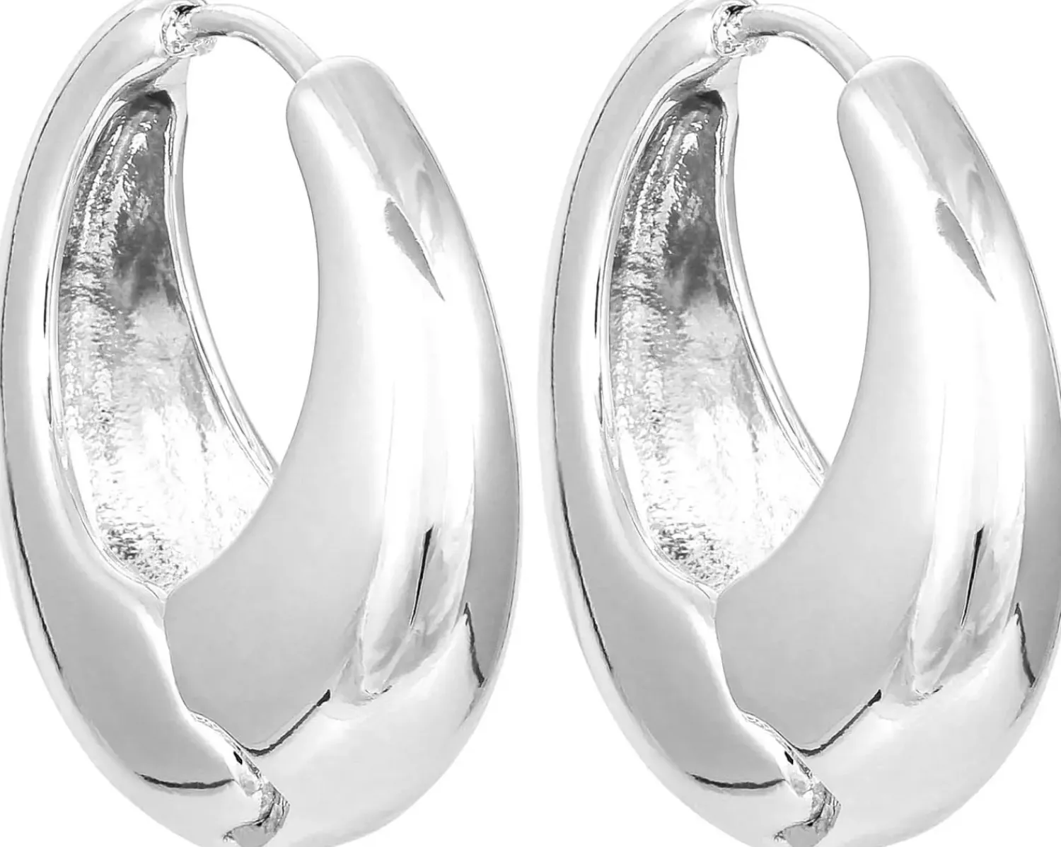 Bijou Brigitte Creolen>Creolen - Silver Huggies silber