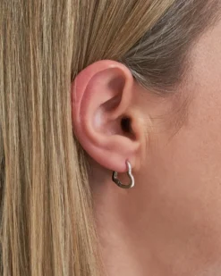 Bijou Brigitte Creolen|Ohrringe 925Er Silber>Creolen - Silver Lovebeat silber