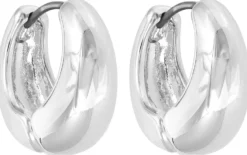 Bijou Brigitte Creolen|Chunky Hoops>Creolen - Silver Luxe silber