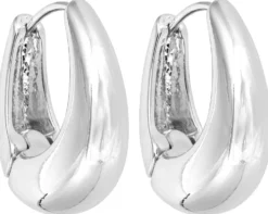 Bijou Brigitte Creolen|Chunky Hoops>Creolen - Silver Ovals silber
