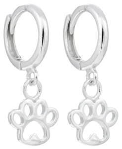 Bijou Brigitte Creolen>Creolen - Silver Paw silber