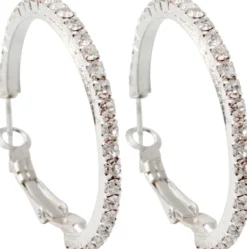 Bijou Brigitte Creolen>Creolen - Silver Sourrounding silber