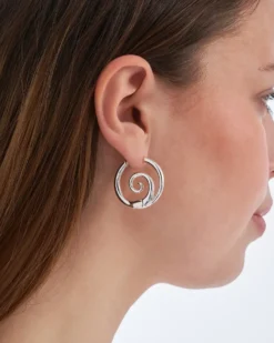 Bijou Brigitte Creolen>Creolen - Silver Spirals silber