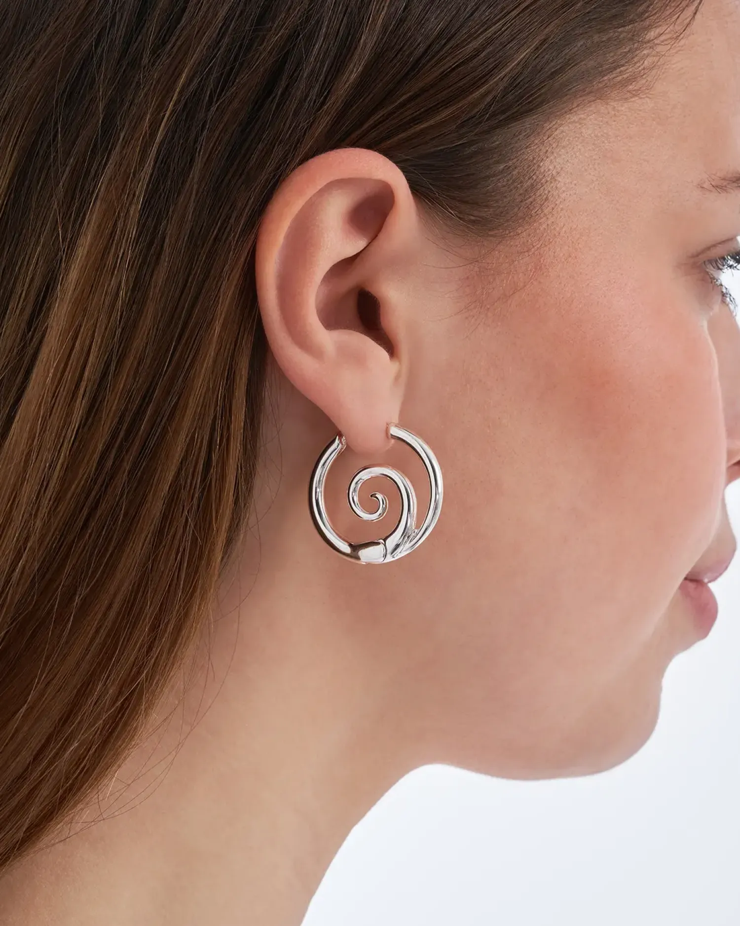 Bijou Brigitte Creolen>Creolen - Silver Spirals silber