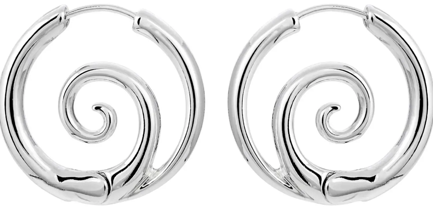 Bijou Brigitte Creolen>Creolen - Silver Spirals silber